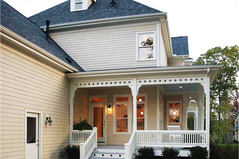 House Blueprint - Exterior - Outdoor Living 2 for Victorian House Plan #410-104 - 4 bed, 3.5 bath