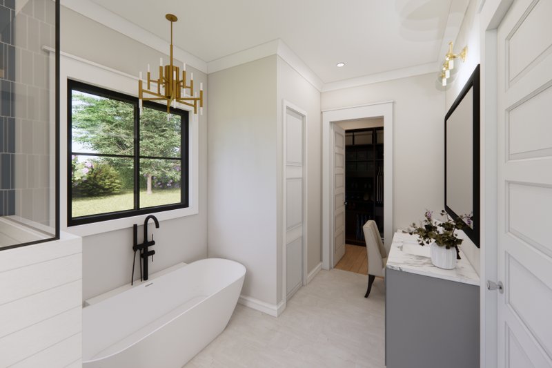 House Blueprint - Interior - Master Bathroom 2 for Farmhouse House Plan #1074-44 - 3 bed, 2.5 bath