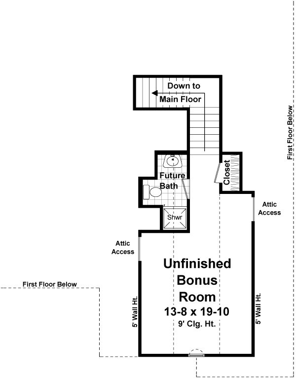 Home Plan - Country Floor Plan - Other Floor Plan #21-360