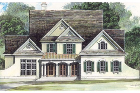 Exterior - Other Elevation 1 for Traditional House Plan #119-361 - 4 bed, 2.5 bath
