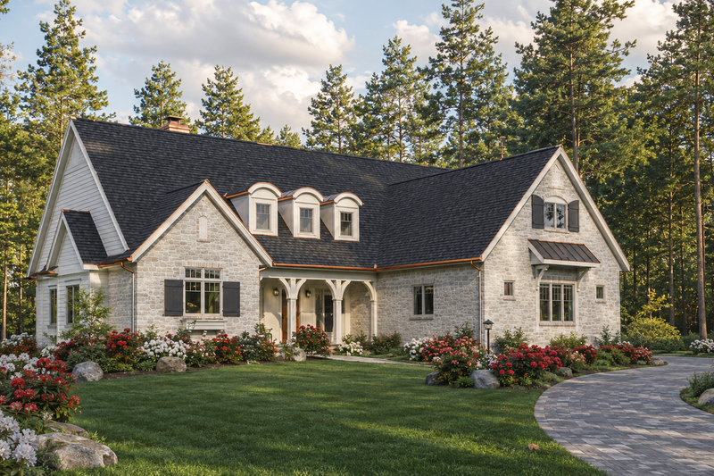 Dream House Plan - Exterior - Front Elevation 5 for Cottage House Plan #928-52 - 3 bed, 2.5 bath