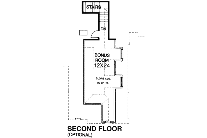 Dream House Plan - Floor Plan - Upper Floor for European House Plan #310-219 - 5 bed, 3.5 bath