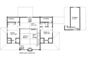 Log Style House Plan - 3 Beds 3 Baths 3024 Sq/Ft Plan #117-592 