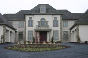 European style home, elevation