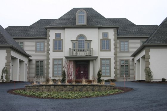 European style home, elevation