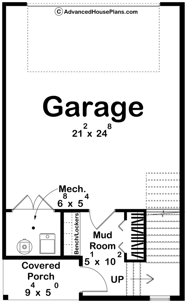 Home Plan - Modern Floor Plan - Main Floor Plan #455-676
