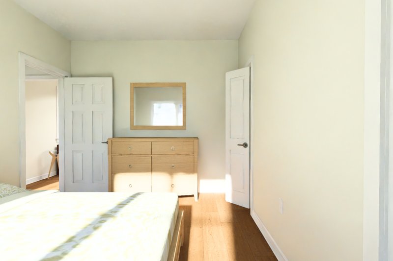 Architectural House Design - Interior - Bedroom 2 for Cottage House Plan #513-2423 - 1 bed, 1 bath