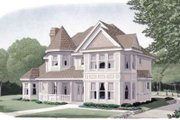 Victorian Style House Plan - 3 Beds 3 Baths 2406 Sq/Ft Plan #410-187 