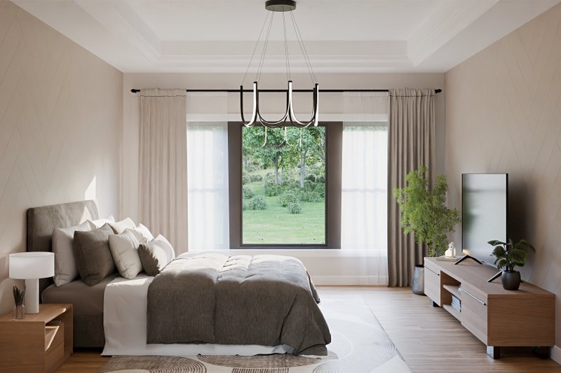 House Design - Interior - Master Bedroom for Country House Plan #1089-65 - 3 bed, 2.5 bath