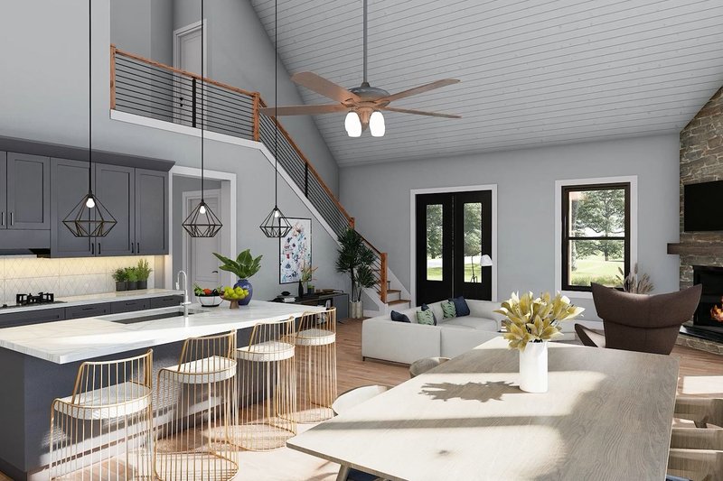 Dream House Plan - Interior - Family Room 1 for Country House Plan #932-619 - 4 bed, 3.5 bath