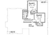 European Style House Plan - 3 Beds 2.5 Baths 1637 Sq/Ft Plan #310-411 