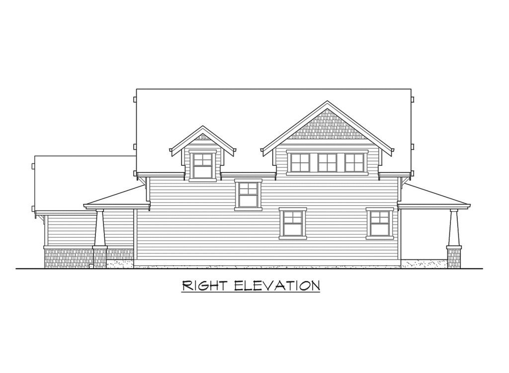 Craftsman Style House Plan - 3 Beds 2.5 Baths 2377 Sq/Ft Plan #132-187 ...