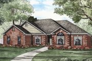 European Style House Plan - 4 Beds 3 Baths 2022 Sq/Ft Plan #17-1111 