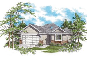 Traditional Exterior - Front Elevation Plan #48-269