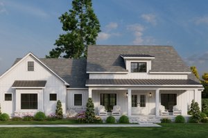 Farmhouse Exterior - Front Elevation Plan #923-409