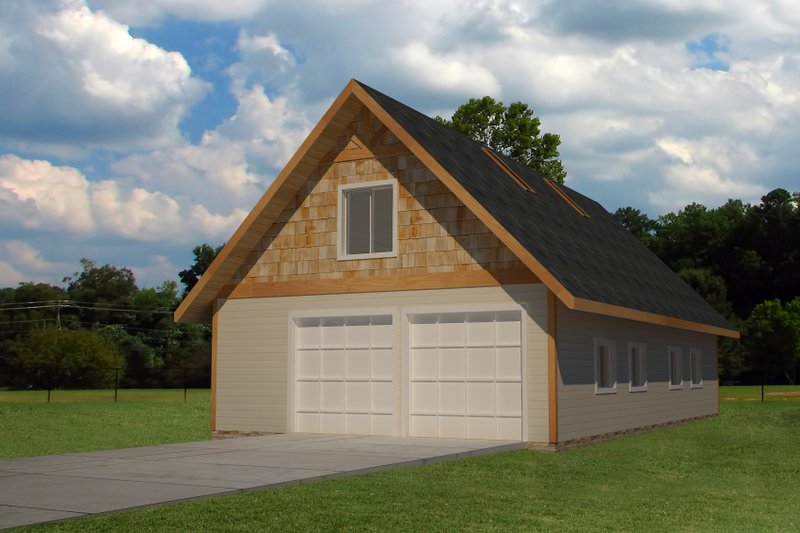 Architectural House Design - Bungalow Exterior - Front Elevation Plan #117-660