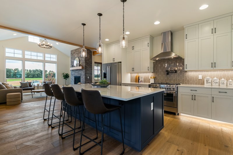 Dream House Plan - Interior - Kitchen for Craftsman House Plan #1070-43 - 4 bed, 2.5 bath
