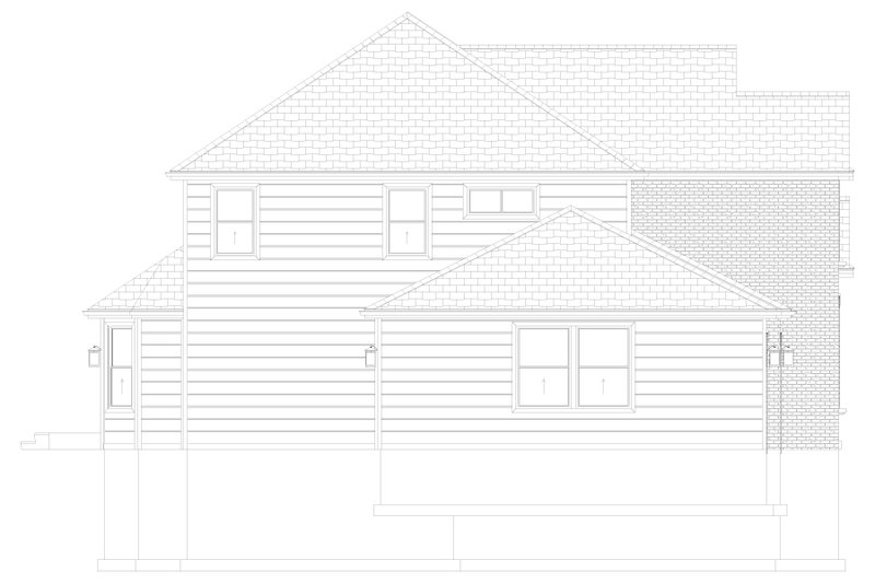 Architectural House Design - Exterior - Other Elevation 1 for Traditional House Plan #1060-444 - 4 bed, 3.5 bath