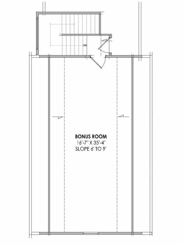 Farmhouse Floor Plan - Upper Floor Plan #1096-124