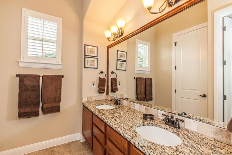 Architectural House Design - Interior - Master Bathroom for European House Plan #80-200 - 4 bed, 4 bath