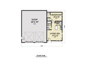 Barndominium Style House Plan - 1 Beds 1 Baths 612 Sq/Ft Plan #1070-241 