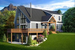 Country Exterior - Front Elevation Plan #932-658