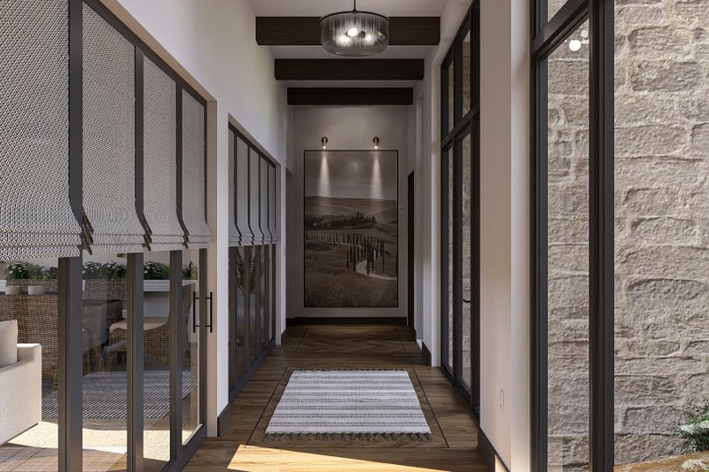 Home Plan - Interior - Entry for Southern House Plan #455-401 - 3 bed, 2.5 bath