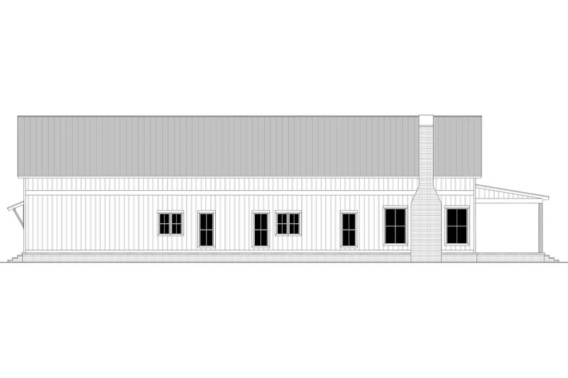 Dream House Plan - Exterior - Other Elevation 1 for Barndominium House Plan #430-342 - 4 bed, 3 bath