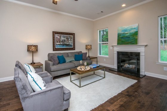 Interior - Family Room for Country House Plan #20-2192 - 3 bed, 2.5 bath