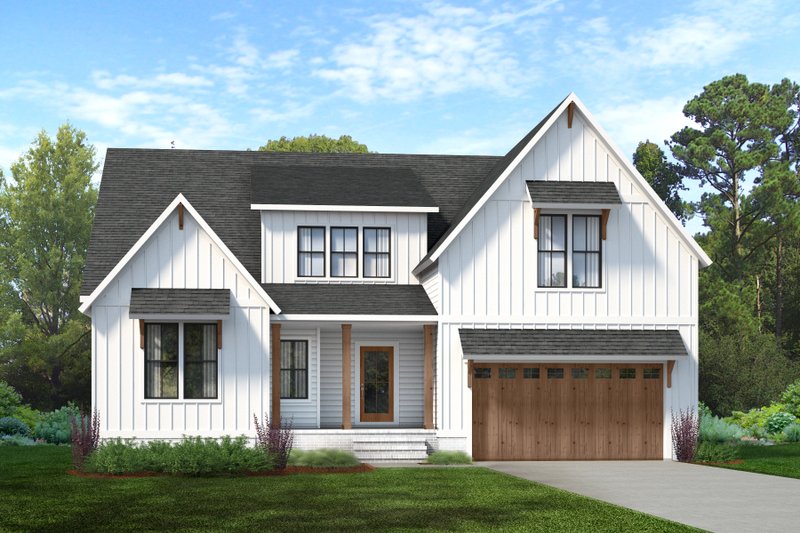 Home Plan - Exterior - Front Elevation 3 for Country House Plan #1080-5 - 4 bed, 3.5 bath