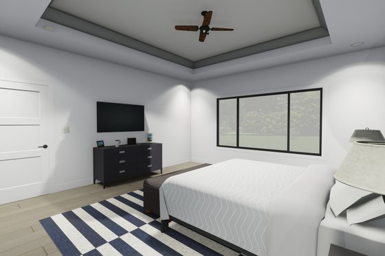 Interior - Master Bedroom 1 for Ranch House Plan #1069-23 - 3 bed, 2 bath