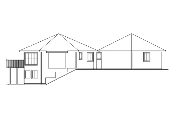 Exterior - Other Elevation House Plan #124-642 - 3 bed, 3.5 bath