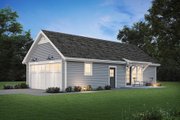 Traditional Style House Plan - 1 Beds 1 Baths 506 Sq/Ft Plan #48-1132 