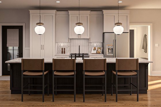 Interior - Kitchen 1 for Farmhouse House Plan #455-687 - 4 bed, 2.5 bath