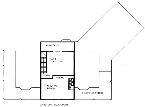 Craftsman Floor Plan - Upper Floor Plan #117-880