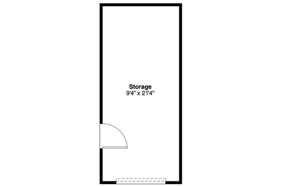Floor Plan - Main Floor for Traditional House Plan #124-795, 0 bath