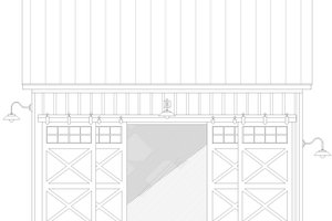 Exterior - Front Elevation 3 for Farmhouse House Plan #932-565, 0 bath