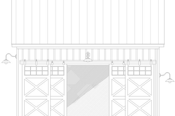 Exterior - Front Elevation 3 for Farmhouse House Plan #932-565, 0 bath