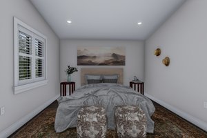 Interior - Bedroom for Barndominium House Plan #1060-82 - 1 bed, 2 bath