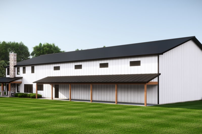 Home Plan - Exterior - Rear Elevation for Barndominium House Plan #1064-292 - 3 bed, 2.5 bath