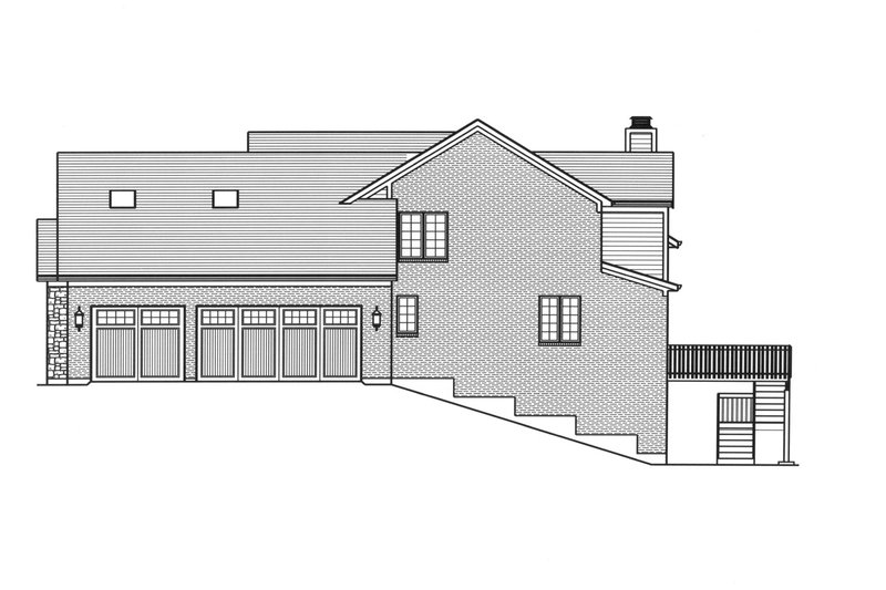 Dream House Plan - Exterior - Other Elevation 2 for Craftsman House Plan #46-904 - 4 bed, 2 bath
