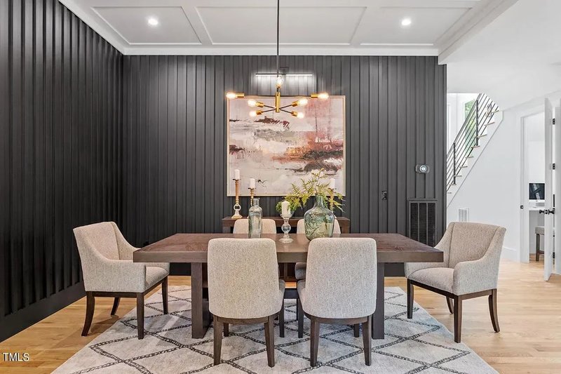 Architectural House Design - Interior - Dining Room 1 for Contemporary House Plan #1128-1 - 4 bed, 4.5 bath