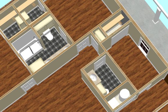 Interior - Other 2 for Southern House Plan #44-145 - 3 bed, 2.5 bath