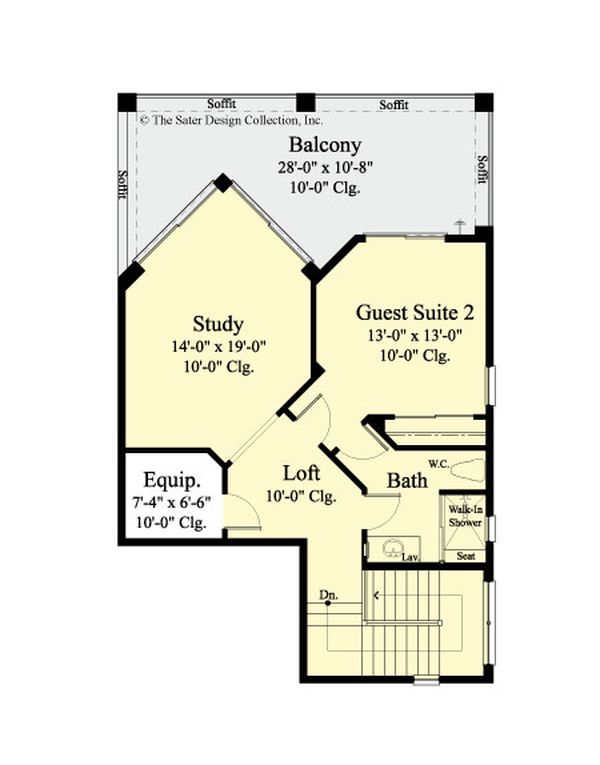 House Plan Design - Country Floor Plan - Upper Floor Plan #930-474