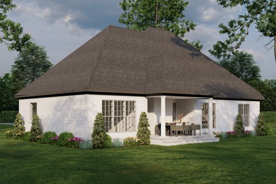 Exterior - Other Elevation 1 for European House Plan #17-2378 - 3 bed, 2 bath