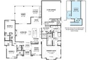 European Style House Plan - 3 Beds 3.5 Baths 2456 Sq/Ft Plan #119-441 