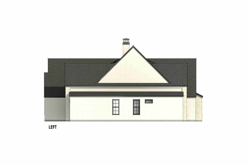 Architectural House Design - Exterior - Other Elevation 1 for European House Plan #1096-64 - 4 bed, 3.5 bath