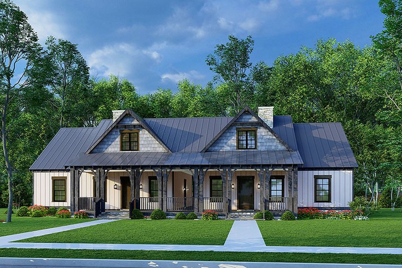 House Plan Design - Exterior - Front Elevation 3 for Craftsman House Plan #923-260 - 3 bed, 2 bath