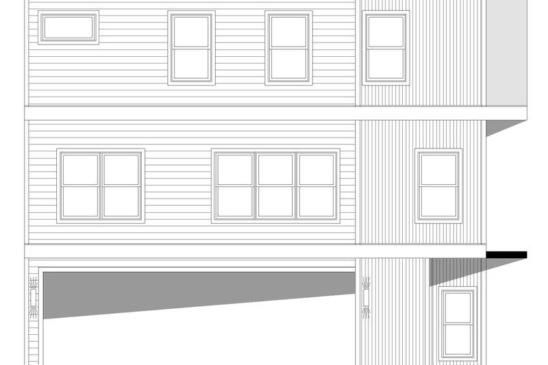 Dream House Plan - Exterior - Other Elevation for Contemporary House Plan #932-643 - 4 bed, 3 bath