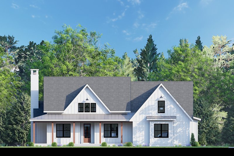 Architectural House Design - Farmhouse Exterior - Front Elevation Plan #1088-11